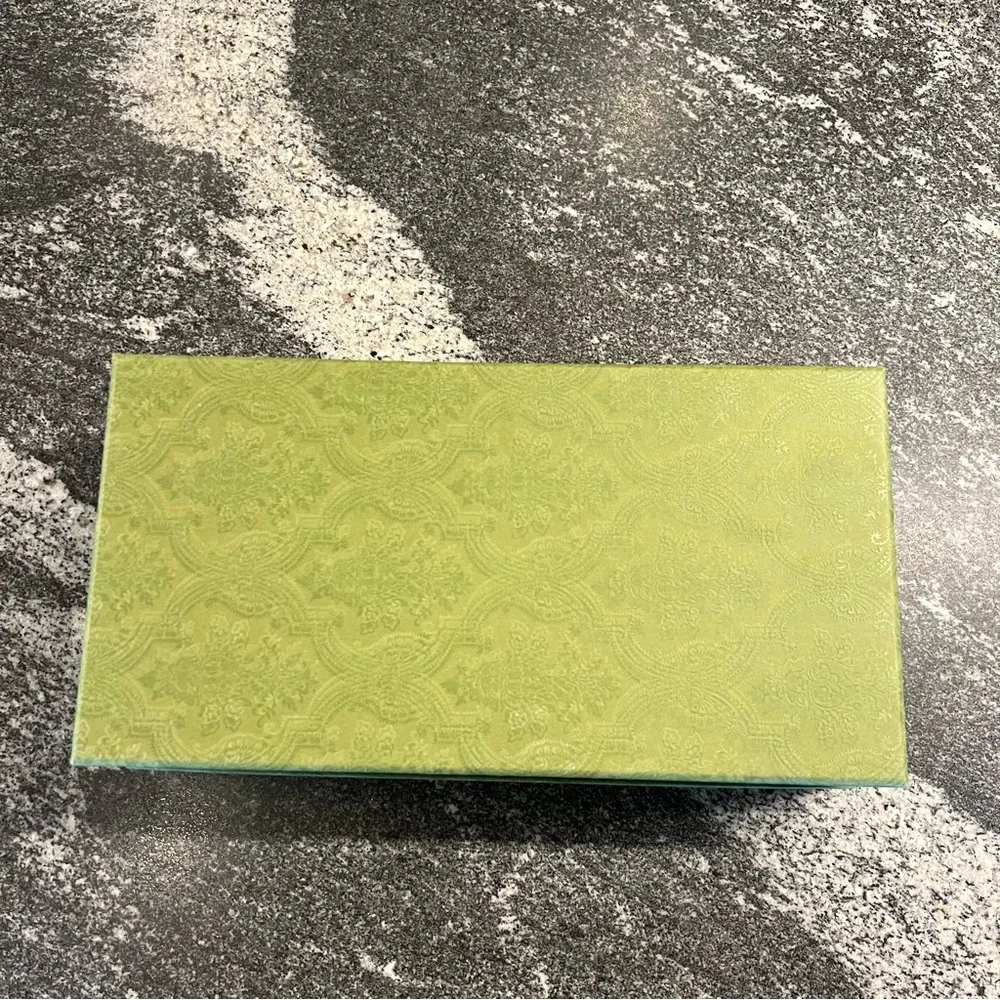 Gucci Lime Green Embossed Box - empty